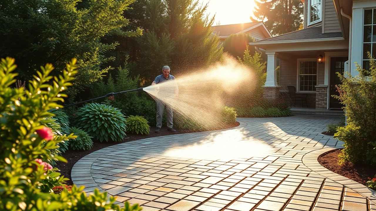 How to Clean an Interlocking Patio (Without Damaging It)
