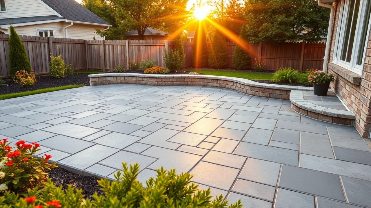 Stamped Concrete in Hamilton, Burlington & Oakville